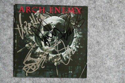 Arch Enemy - Doomsday Machine CD Album signed/autograph/signiert/Autogramm