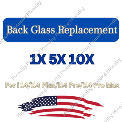 Lot Back Glass Replacement Rear Cover Big Hole For iPhone 14 Pro Max/14 Plus/14