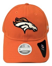 New Era 9Twenty Womens NFL Denver Broncos Football Strapback Hat Cap NWT