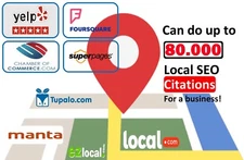 SEO . RANK FOR A SPECIFIC TARGETED AREA ! 80.000 High Point Google Maps