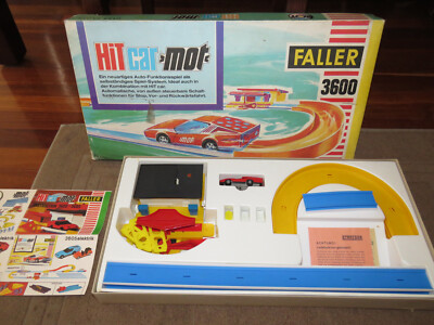 Vintage Faller Hit Car Race Track Set No. 3600 German