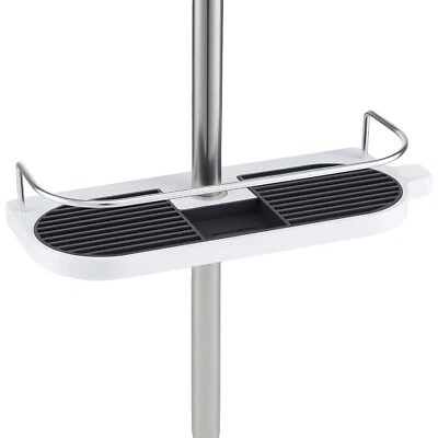 Holder Bathroom Shelf Shower Storage Holder Shower Pole Rack Storage Organiser