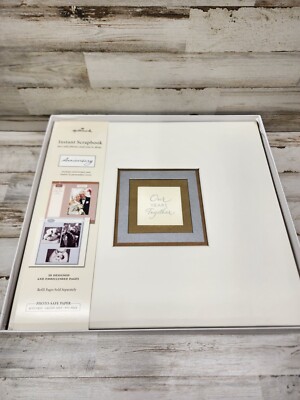 Hallmark Instant Anniversary Scrapbook  Our Years Together  20 Photo Safe Pages
