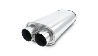 Vibrant 10535 StreetPower Oval Muffler 2.50'' Dual In/Out