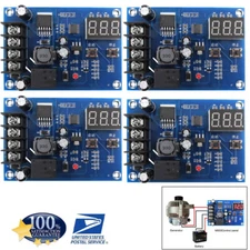 4PC Battery Charge Controller Protection Module w/ LED Voltmeter XH-M603 12V 24V