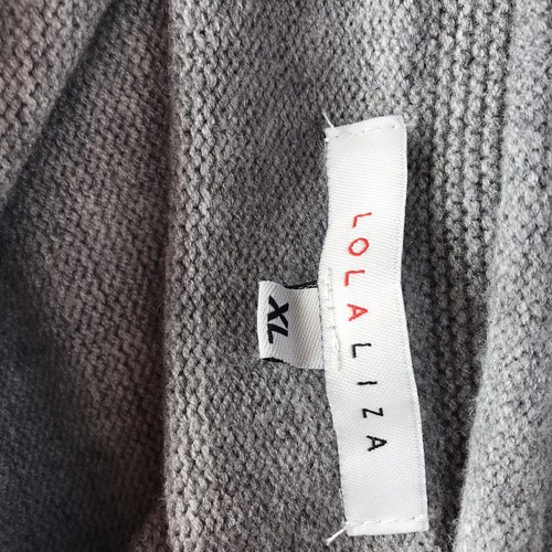 Lola & Liza Pull Over Taglia XL Grigio Spalle Occhielli e Passante - Foto 6 di 8