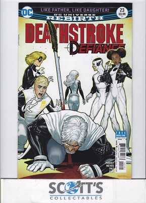 DEATHSTROKE  #23  NEW (BAGGED & BOARDED) 