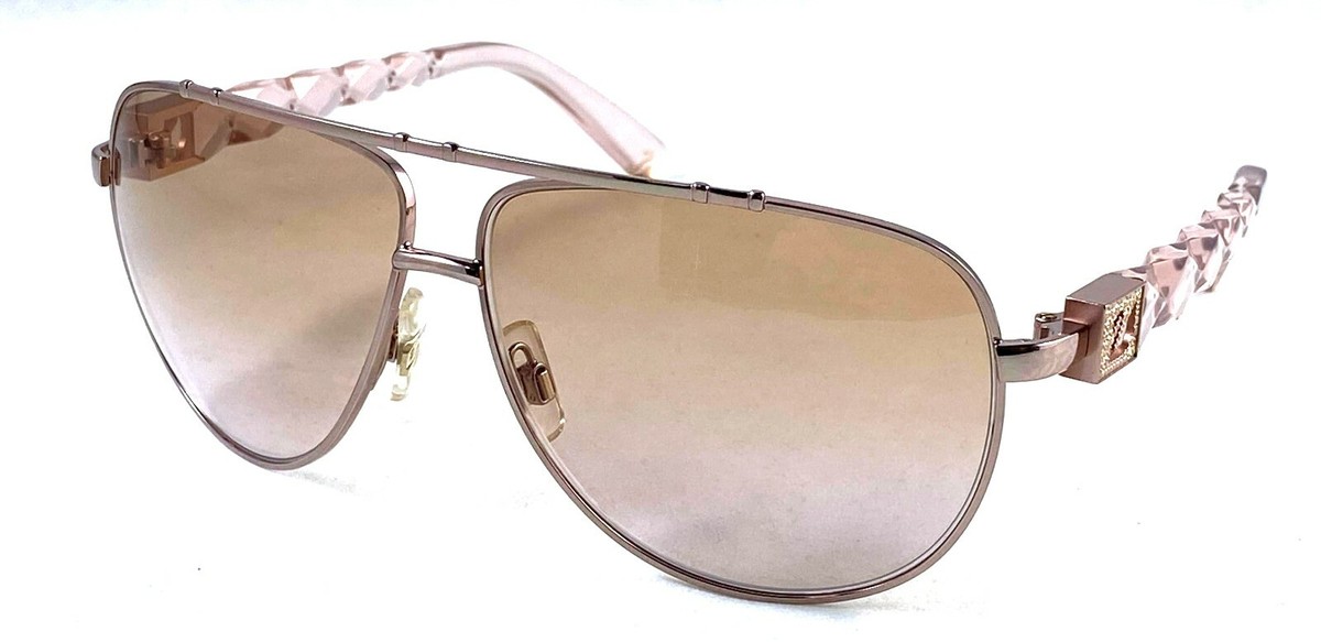 SWAROVSKI ALEX SW 3 72F Crystal Pink w/brown gradient Sunglasses