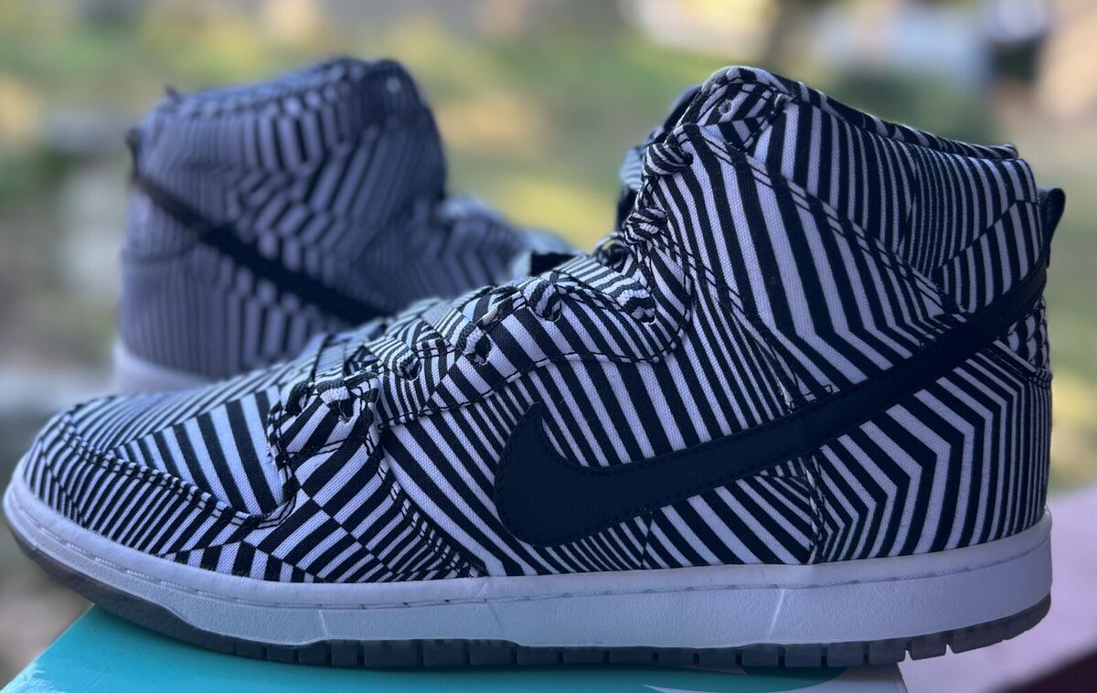 Nike SB Dunk High Premium Concept Car Zebra 313171-103 Men's Nike SB Dunk High Premium Concept Car Zebra 313171-103 Men's