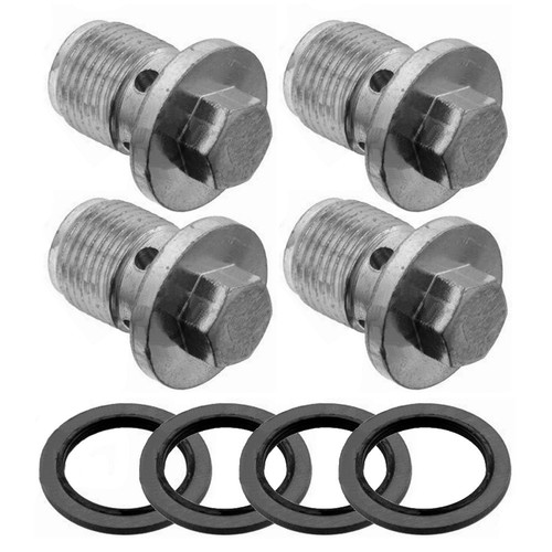 AERZETIX - C66358 - Lot de 2 Bagues d'étanchéité, vis de vidange d'huile - compatible avec numéros OE 71739848, 90528145, 98043219