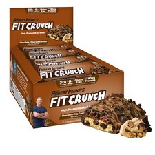 Chocolate Chip Cookie Dough Protein Bars 12 Count Gluten Free Snack 30g Protein