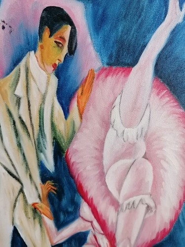 Ernst Ludwig Kirchner - Amazing Oil Canvas - Signed - Stamped - Picture 3 of 4