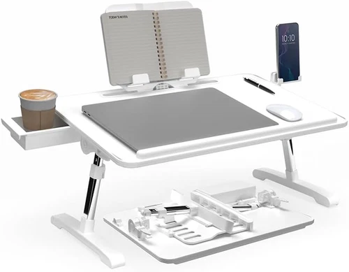 Limitless Totaldesk Portable Workstation and Lap Desk with Adjustable Height & T