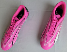 Mens Size 11.5 Pink Black White Puma Ultra Play FG/AG Soccer Cleats 107763-01