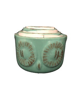 Masterclass Set of 4 Turquoise OWL Measuring Cups