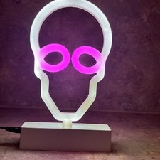 Led Halloween Tabletop Lamp - Skull