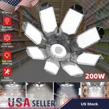 LED Garage Light 9000000LM Super Bright Work Shop Ceiling Light Deformable Bulb