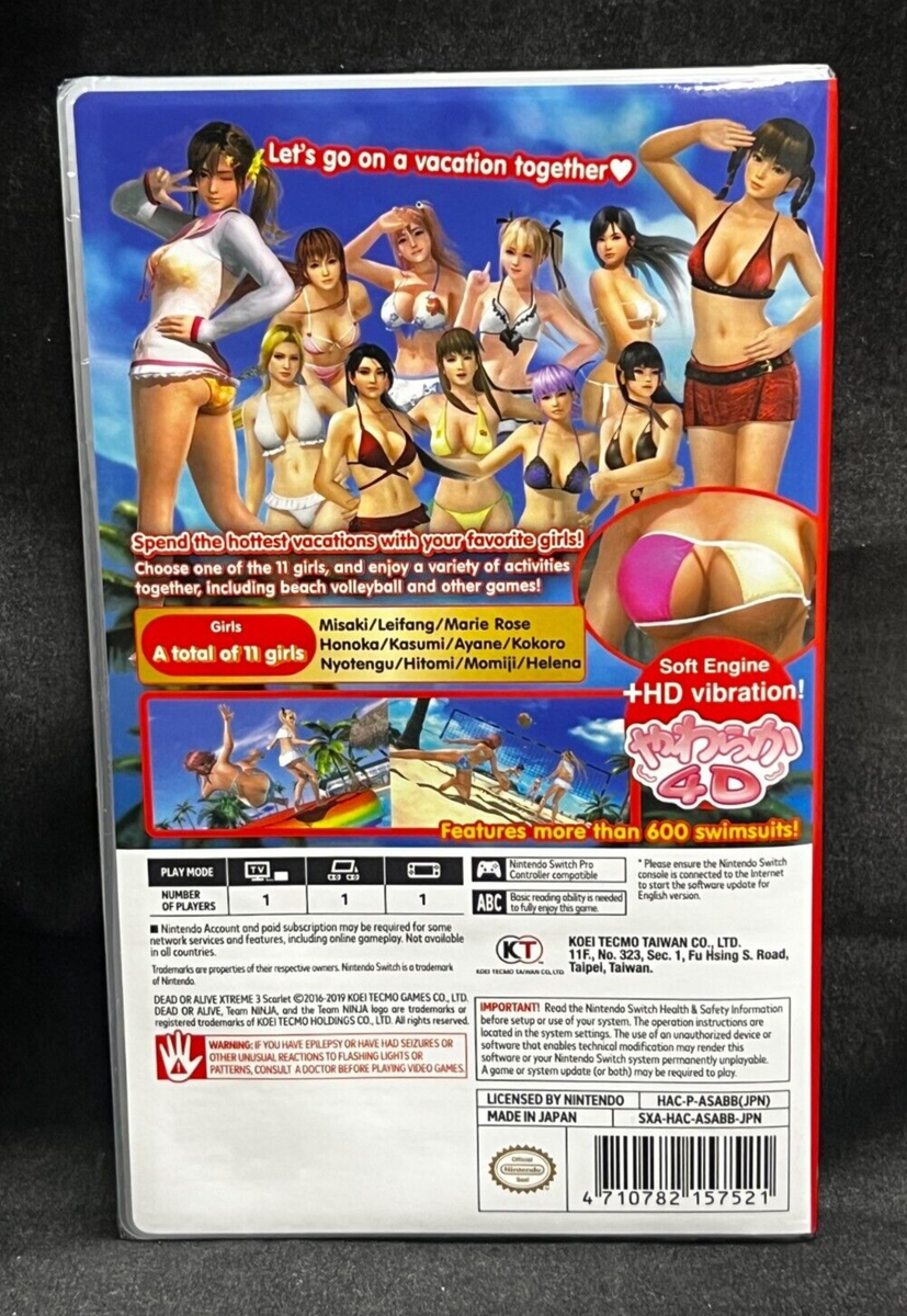 Dead or Alive Xtreme 3 Scarlet (Nintendo Switch) English Sub