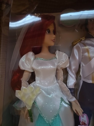 New Ariel and Eric Wedding Doll Set – The Little Mermaid. American Import. - Picture 9 of 11