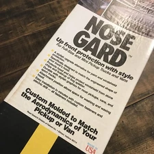 Bug Shield For Chevy GMC 1988 Model Clear Striped Bug Deflector Hood Guard NOS