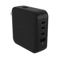 Hyper W128848285 HJ1002BKWWGL Juice 100W USB-C Gan Travel Charger (3C+1A) - ~E~
