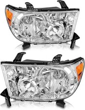 Headlights Assembly Compatible 2007 2008 2009 2010 2011 2012 2013 Tundra.