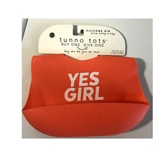 Bella Tunno Totos Silicone Bib for Girls Adjustable neck & Catch pocket 