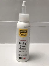 Scotch Tacky Glue 2-Ounce white glue, photo safe, permanent