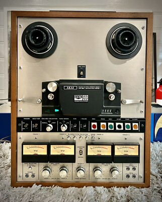 Akai GX-400D SS Reel To Reel Player Serviced & Functional Quad 15