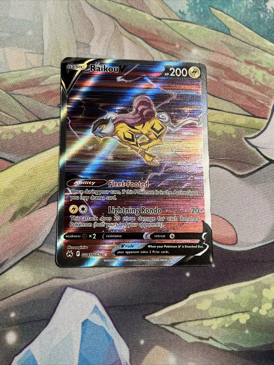 Pokémon TCG Raikou V Crown Zenith: Galarian Gallery GG41/GG70 Holo Ultra  Rare for Sale in Kissimmee, FL - OfferUp