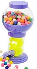 Rhode Island Novelty Galaxy Gumball Machine, Purple & yellow, Holds ~40 Gumballs