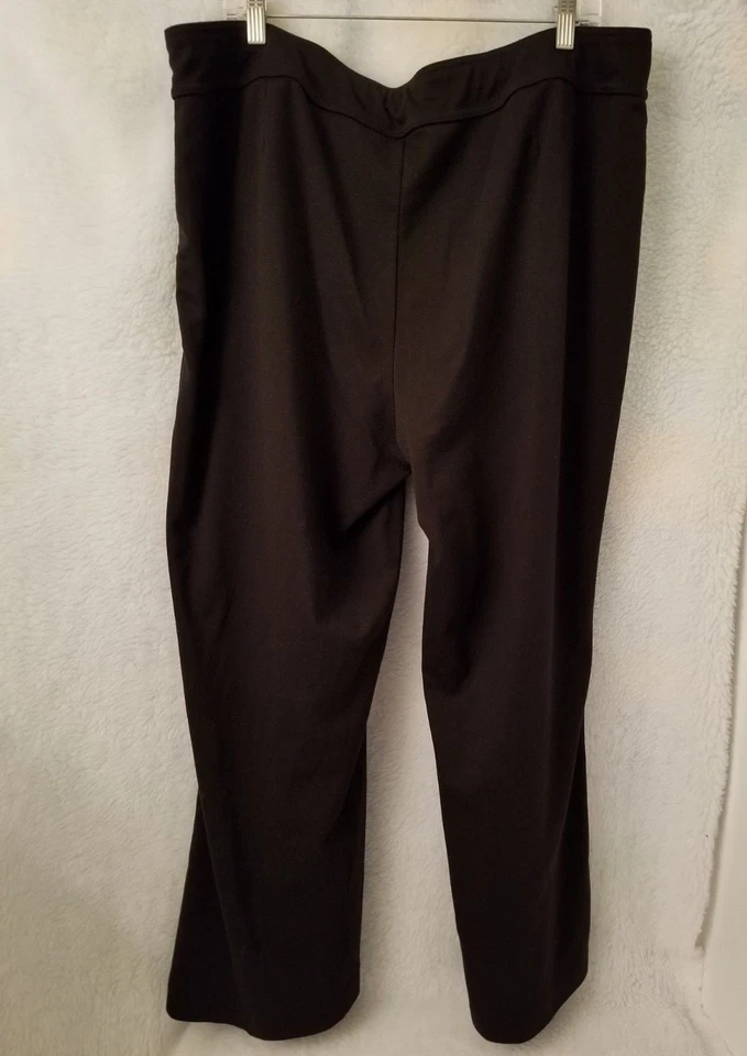 Fashion Bug Womens Pants Size 22W/24W 22/24 Black - Image 3 of 3