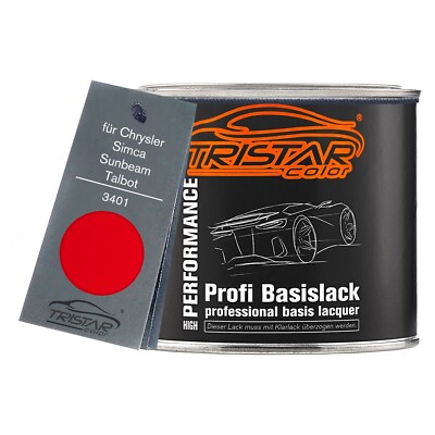 Autolack Dose für Chrysler Simca Sunbeam Talbot 3401 Rouge Mephisto 0,5L