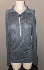 Womens Under Armour Half Zip Long Sleeve Shirt XL Loose Athletic Top