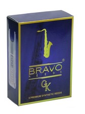 Bravo Synthetic Reeds for Tenor Saxophone-Strength 3.0 Box of 5 , Model BR-TS30