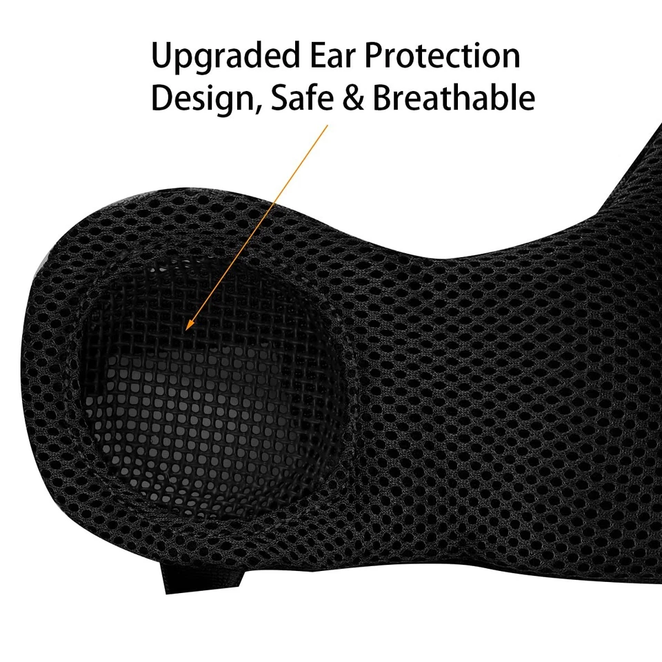 Airsoft Mesh Mask, Half Face Mesh Masks with Ear Protection for CS/Hunting/Pa... - Image 3 of 4