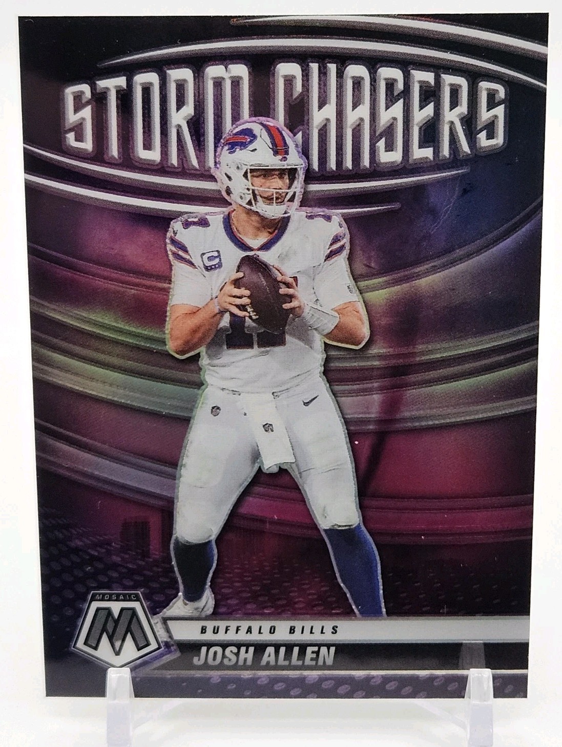 2022 Panini Mosaic Storm Chasers #SC-3 Josh Allen Silver Prizm  CASE HIT