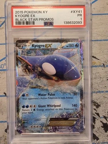 Pokemon XY Promos Kyogre 2015 #XY41 PSA 1 LOW POP