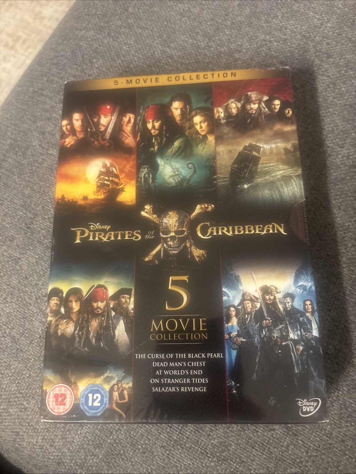 PIRATES OF THE CARIBBEAN - 1-5   ( DVD ) 5 MOVIE COLLECTION - New