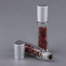Lot de 2 flacons roll-on de parfum en verre cristal de 10 ml - Soin beauté