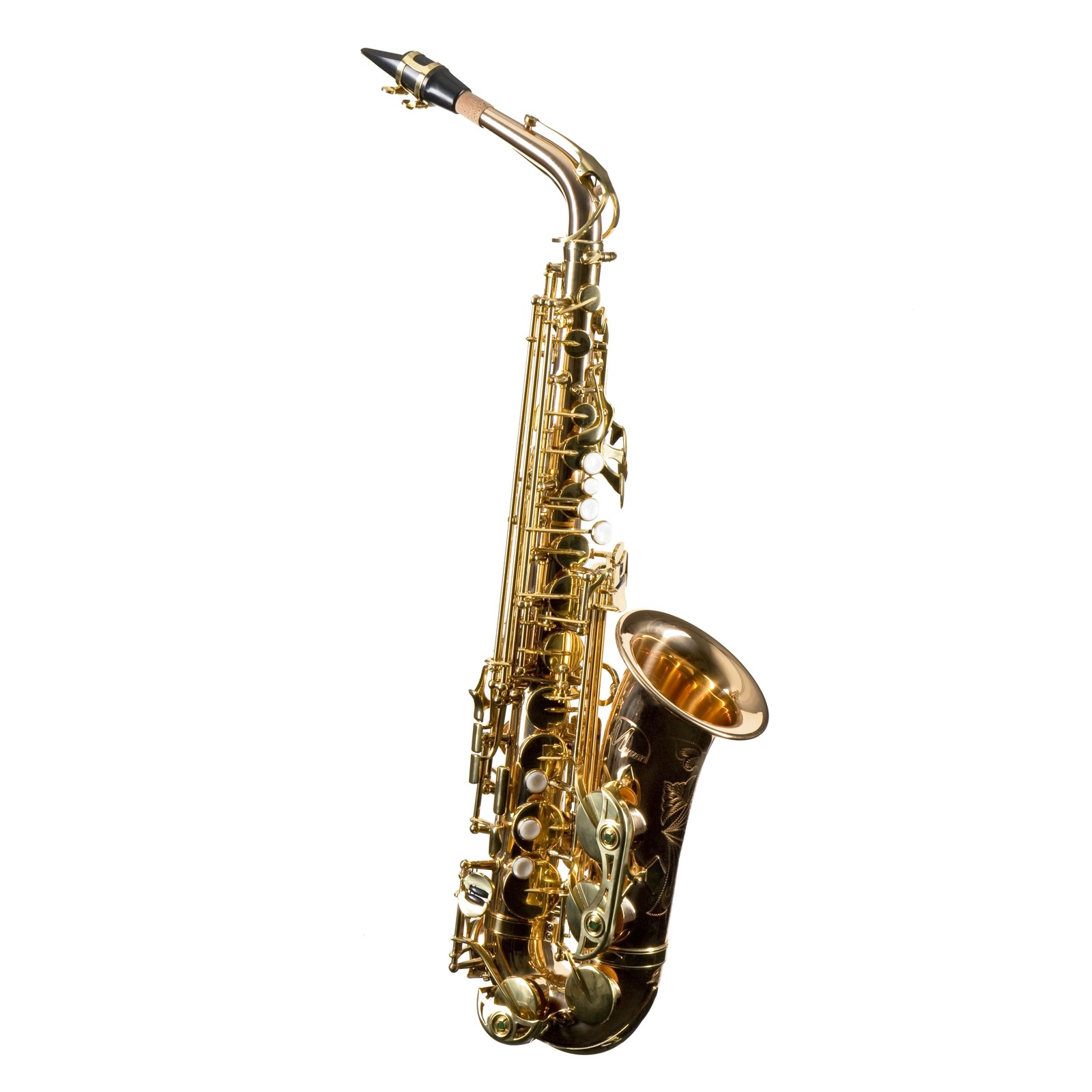 MZAS-533 II GM Alt Saxophon Goldmessing Ergonomische Mechanik Mundstck Wischer 92290₽