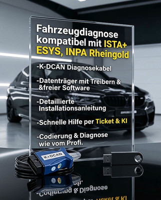 D-CAN K+DCAN USB Diagnose Kabel BMW E-Modelle komp. zu ISTA INPA E-Sys