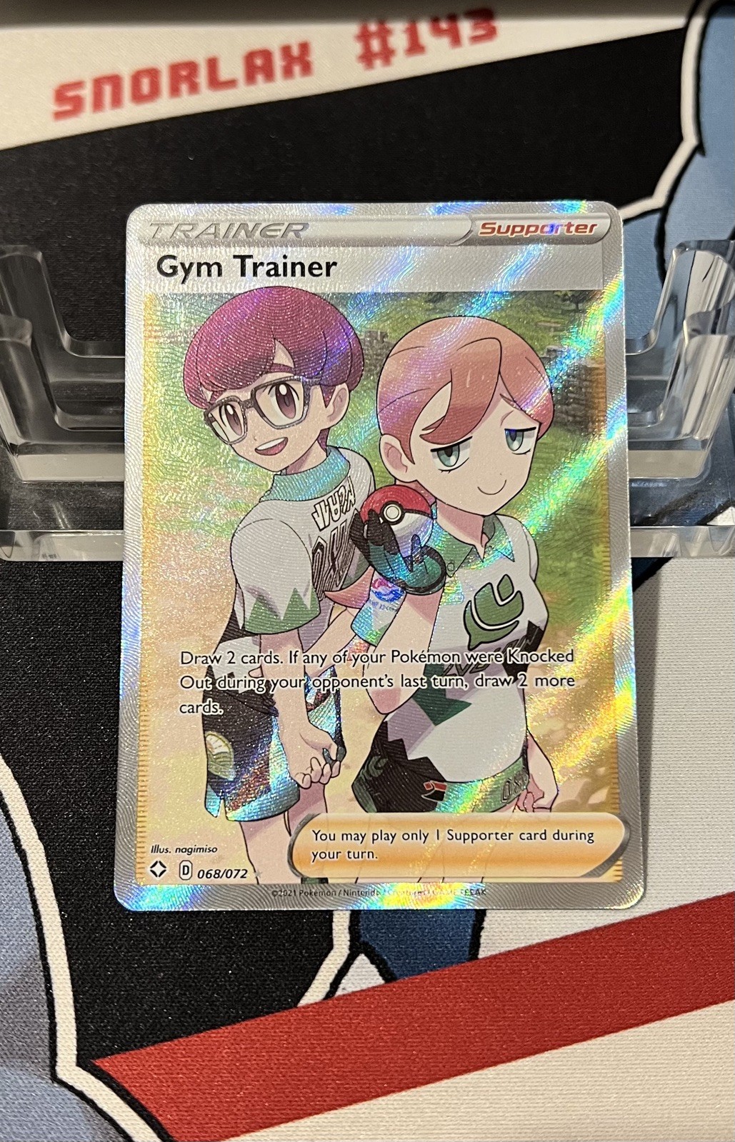 Gym Trainer 068/072 - Full Art Ultra Rare - Shining Fates Pokemon Card NM