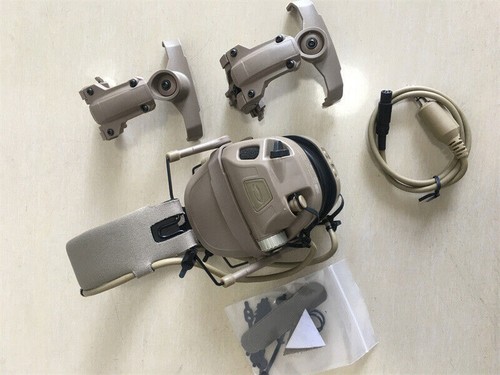 IN Stock FMA FCS AMP Tactical Communication Headset Noise Reduction V20/V60 PTT - Picture 11 of 12