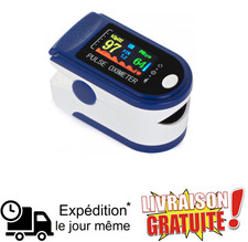 Oxymètre de pouls électronique Saturomètre Pulsomètre Doigt Mesure Gaz du Sang