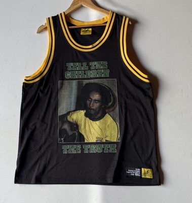 Online Ceramics x Bob Marley Mesh Jersey Mens XL tell The Children The Truth.