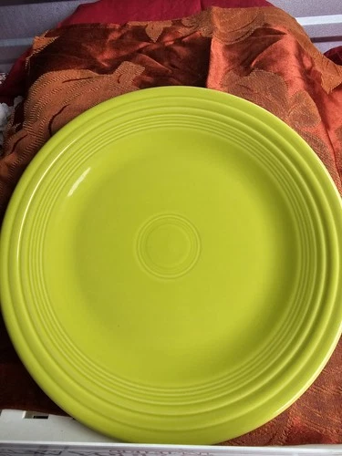 Fiesta Ware 10.5” Dinner Plate Lemongrass Homer Laughlin Green Fiestaware