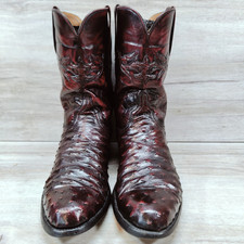 Lucchese Classics Ostrich Cowboy Roper Boots ...