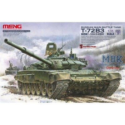 MENG MODEL MENG-TS028 RUSSIAN MAIN BATTLE TANK T-72B3