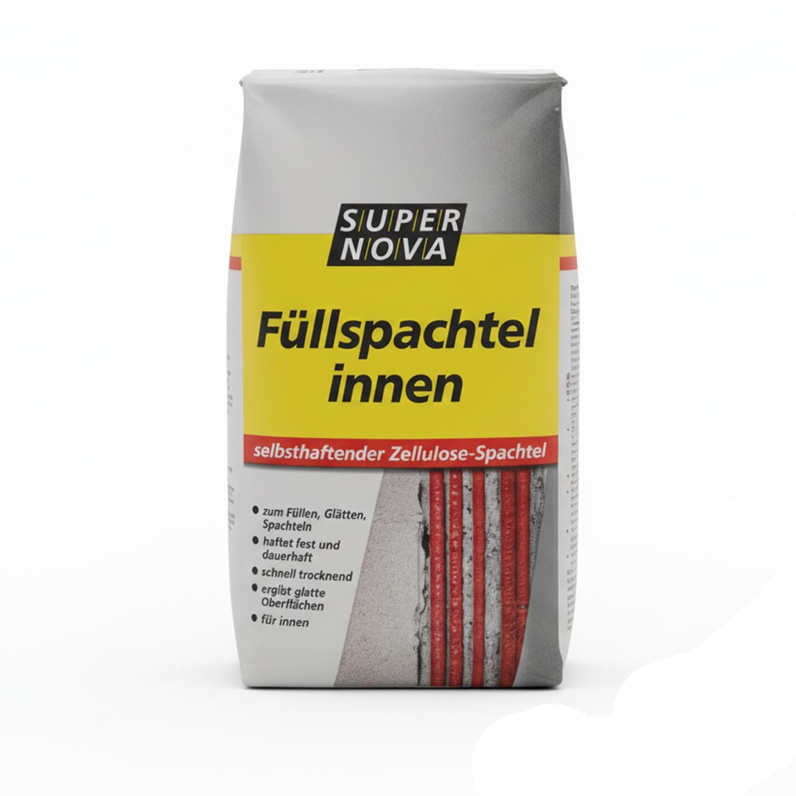 Profi Füllspachtel Innen – Perfekt für Glatte Wände & Rissreparaturen 1,5 - 5kg